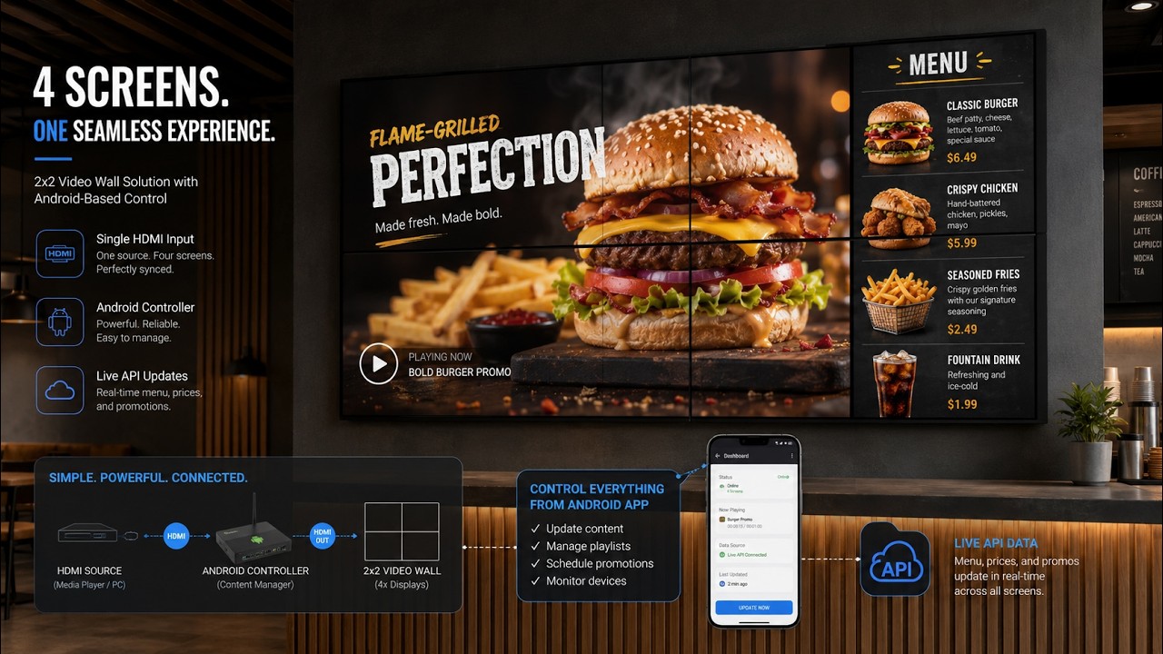 Resto Menu Pro &ndash; Digital Menu Boards & Android TV Signage | RestoHive