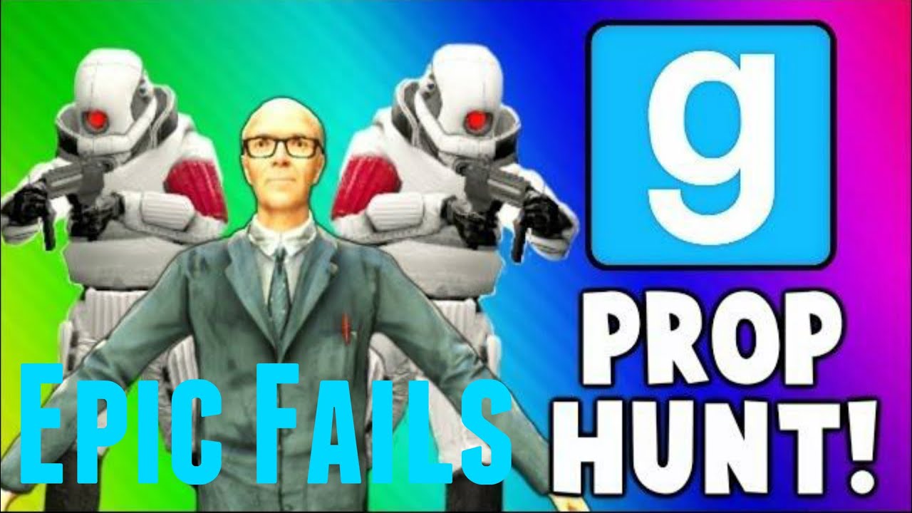 Gmod Prop Hunt Funny Moments - First Time Playing, Epic Fails (Garry's Mod)