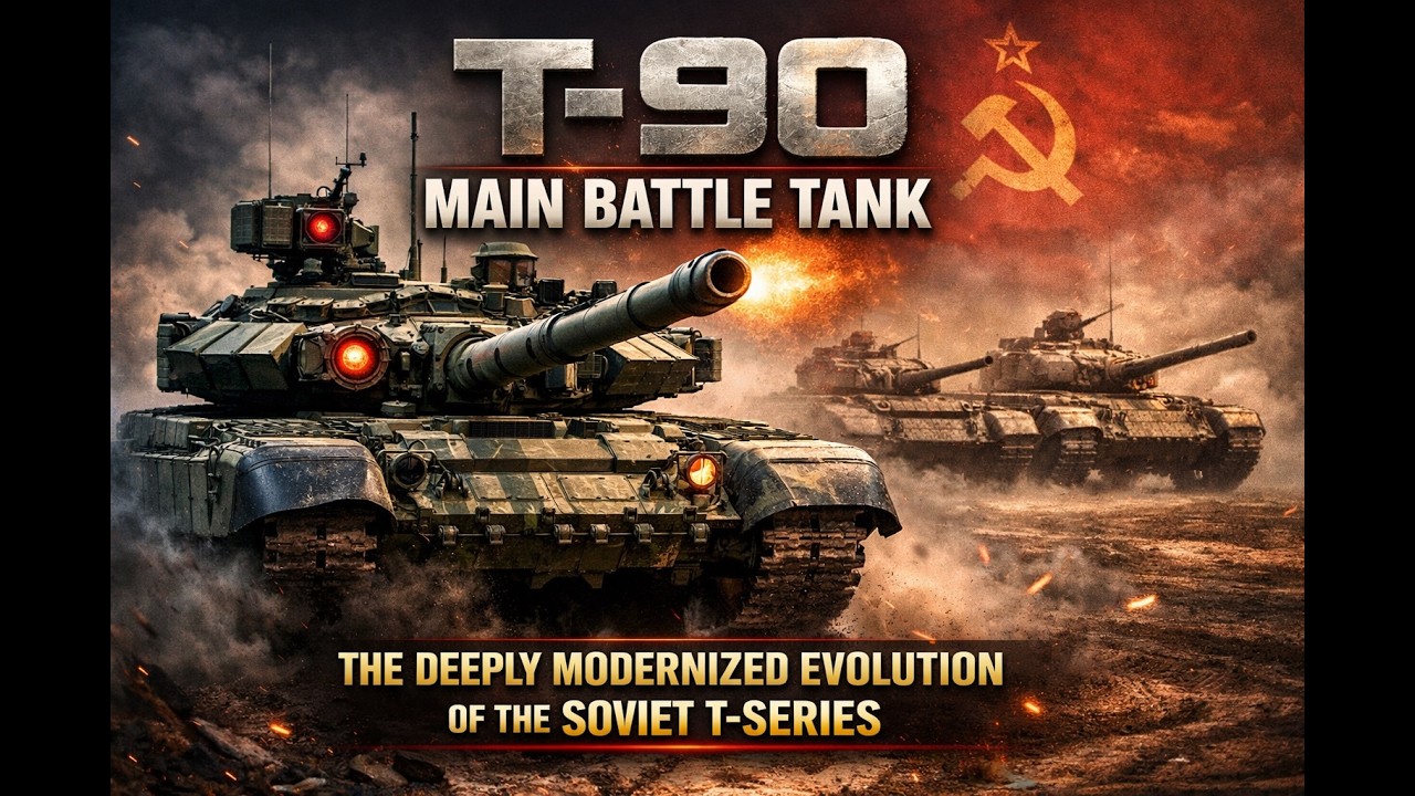T-90 Main Battle Tank &ndash; The Deeply Modernized Evolution of the Soviet T-Series