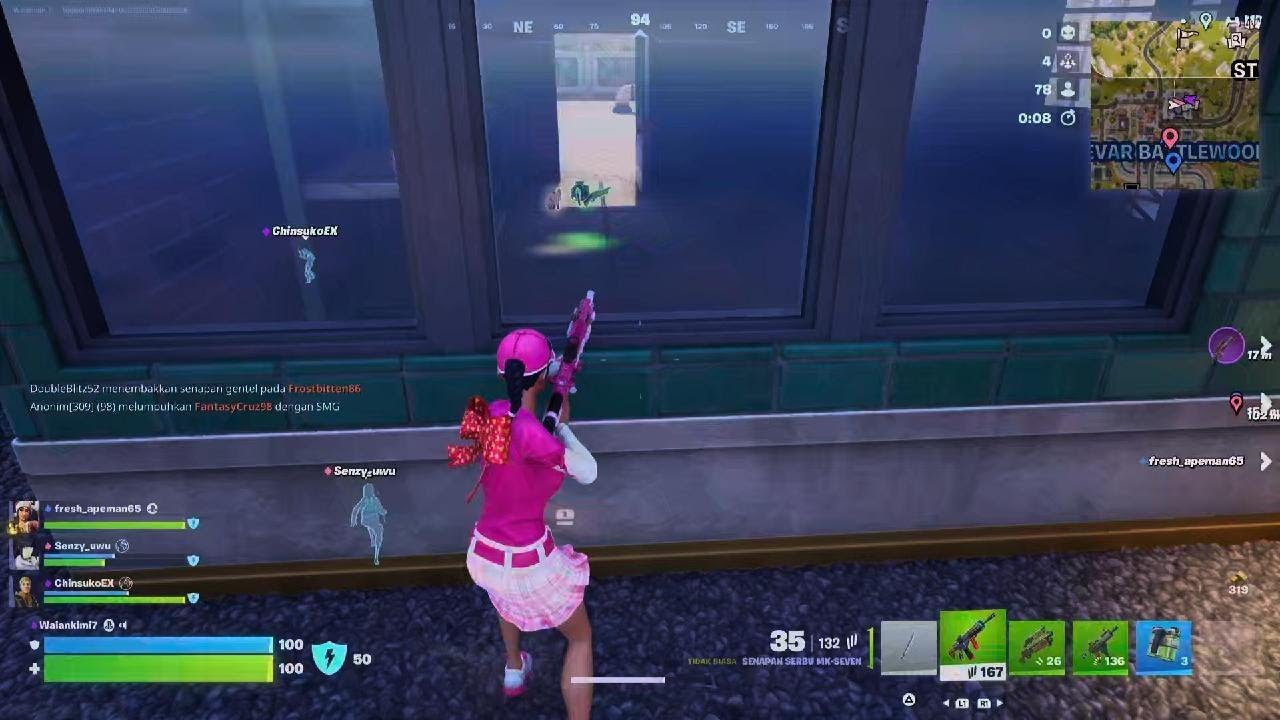 FORTNITE SQUADS random ZERO BUILD VICTORY ROYALE