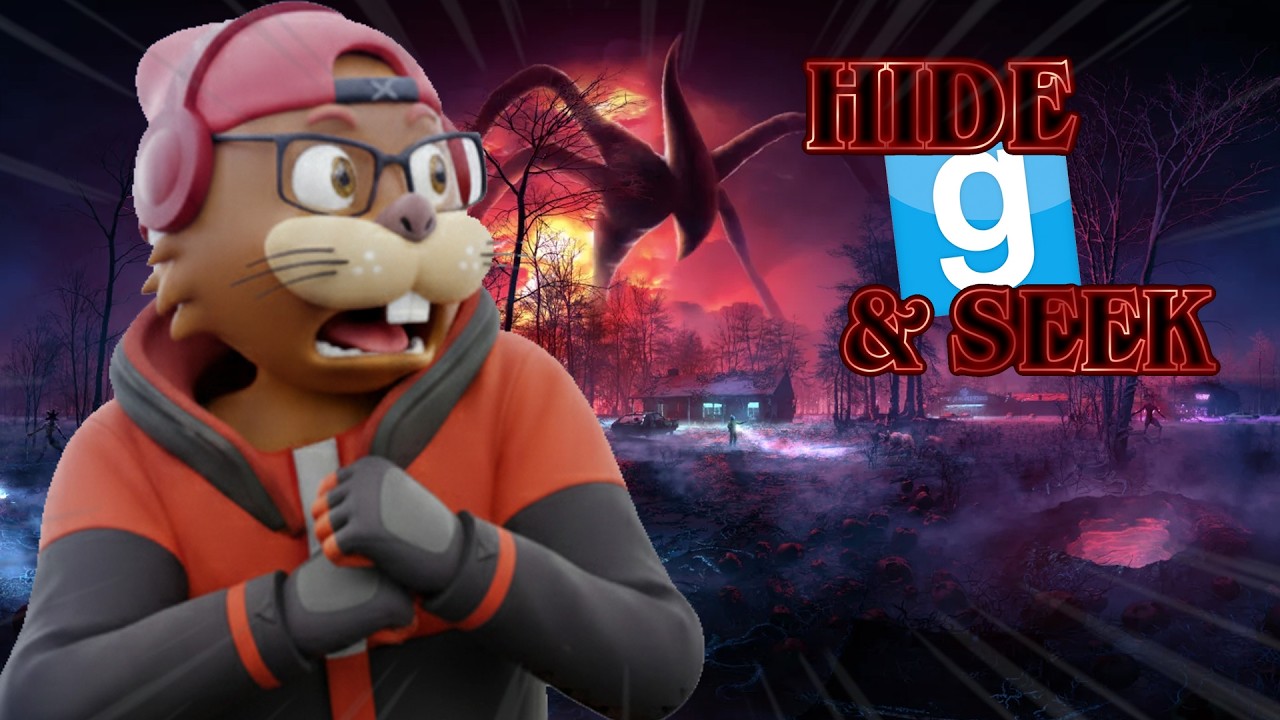 Going To The Upside Down Was A MISTAKE! | Gmod Hide & Seek