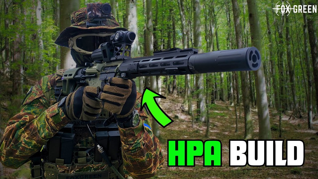 Играю с HPA ARP9 (моя первая сборка HPA для страйкбола)
