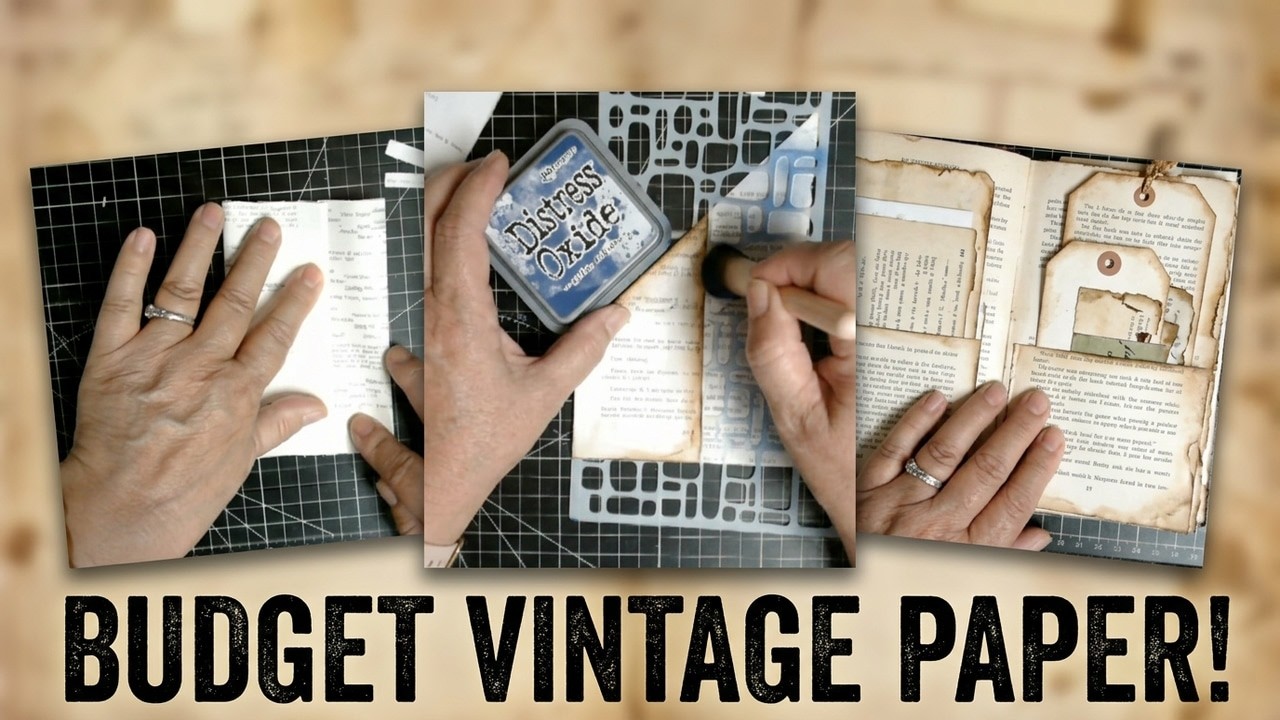 Budget Friendly Book Page Ephemera