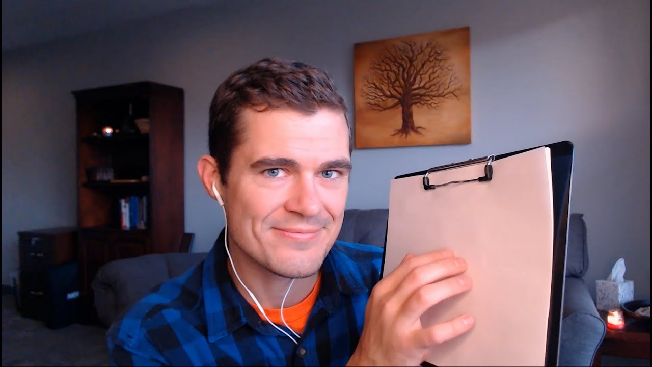 ASMR Emotion Regulation (DBT) with Tapping and Paper Sounds