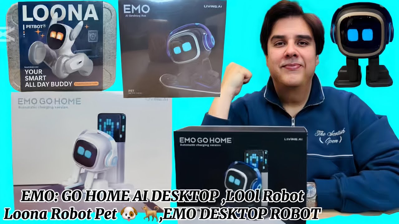 EMO GO HOME AI DESKTOP,LOOl Robot,Loona Robot Pet,EMO DESKTOP ROBOT Naveed Game Peshawar / Pakistan 