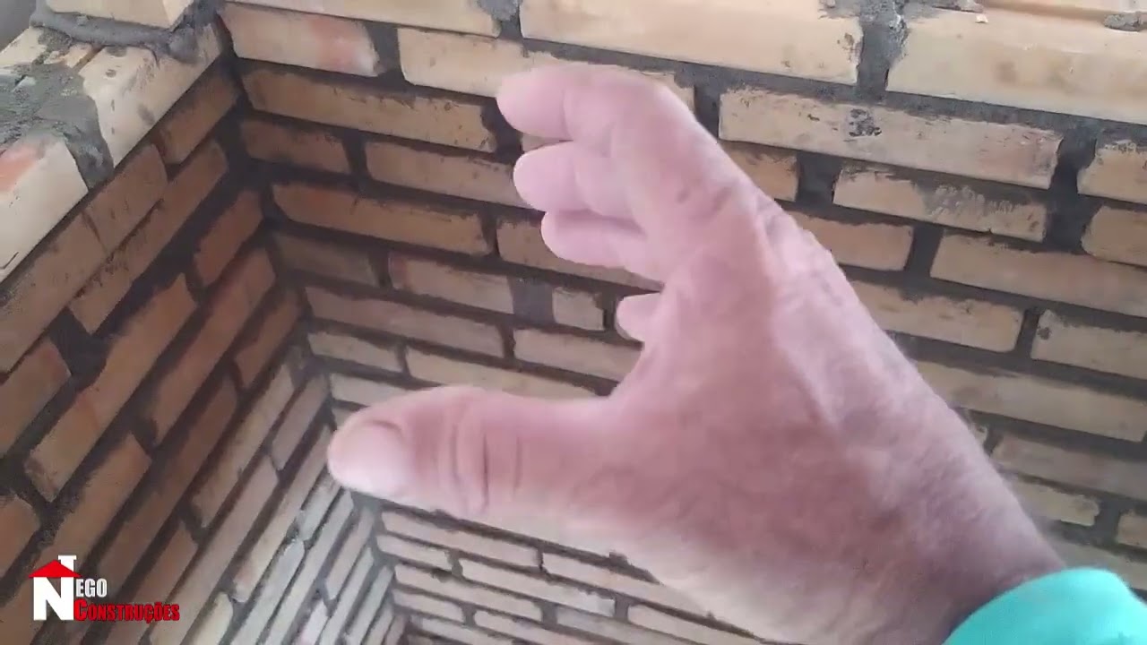 como fazer churrasqueira com garganta