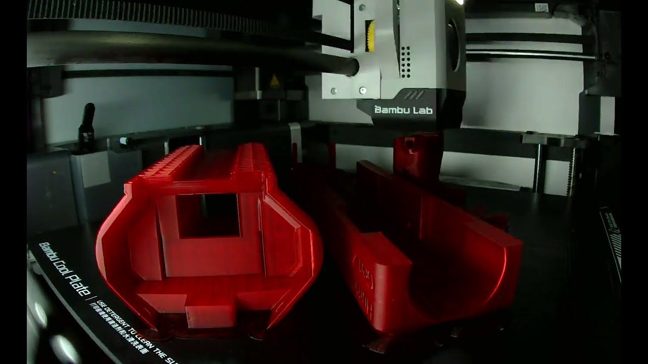 Bambu X1-Carbon Hummingbird Gen 2 Nerf Blaster Timelapse #1