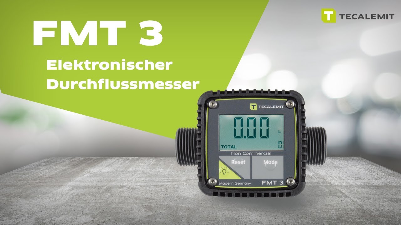 Elektronischer Durchflussmesser FMT 3 | Tutorial