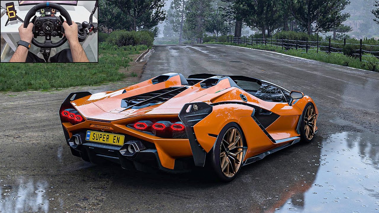 1532HP Lamborghini Sián Roadster - Forza Horizon 5 | Logitech G923 Steering Wheel