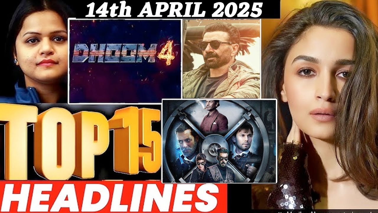 Top 15 Big News of Bollywood | 14th APRIL 2025 | Salman Khan , Ramayana, Sunny Deol, Amir Khan