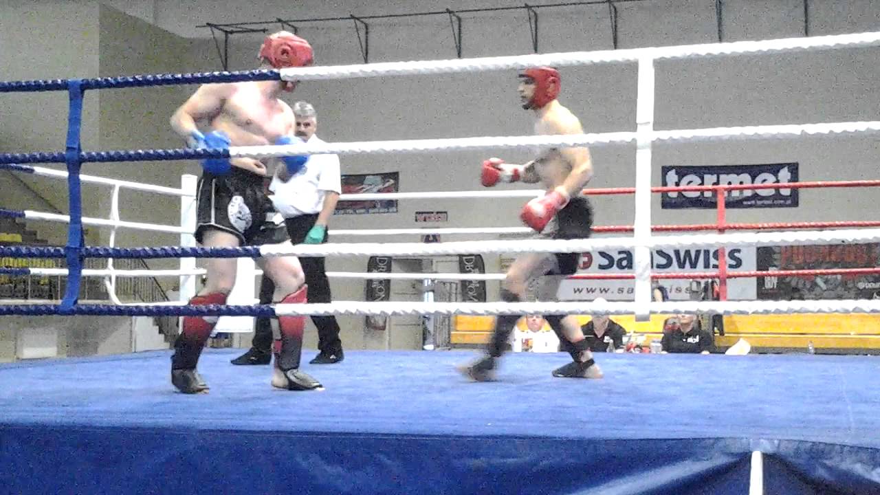Patryk Zaborowski (Duet Gdańsk) vs. Łukasz Butkiewicz (Corpus Gym Gdańsk) MP K-1 rules 2013