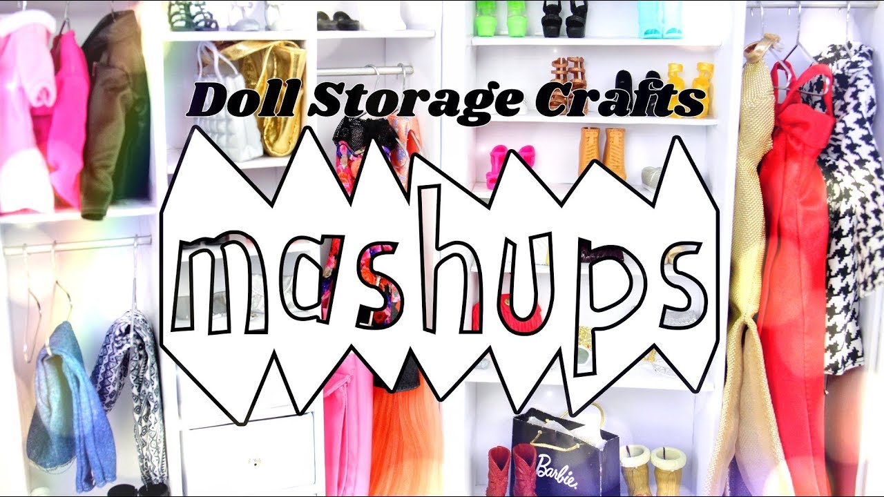 Mash Ups: Doll Storage Crafts | Hidden Dollhouse 1 & 2 | Wardrobe & more