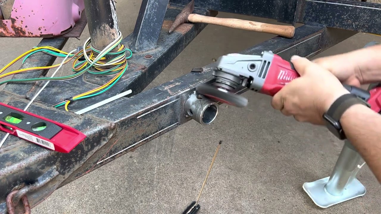 I really messed this up! Bulldog swivel weld on jack. Let’s upgrade this trailer!