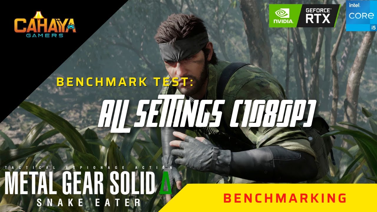 Metal Gear Solid Δ: Snake Eater | RTX 2050 | All Settings 1080p Benchmark Test
