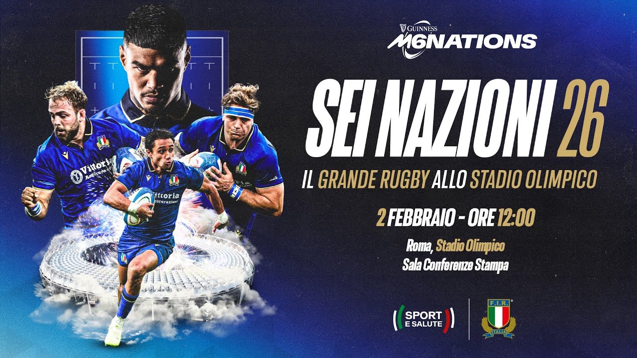 Guinness Men's Six Nations 2026 - Roma, conferenza stampa di presentazione