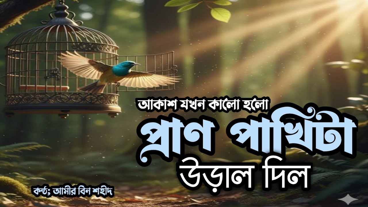 সোনার খাঁচা শূন্য হলো, পাই কোথা তারে বলো (খাঁচার পাখি, ইসলামী সঙ্গীত) @amirbinshahid 