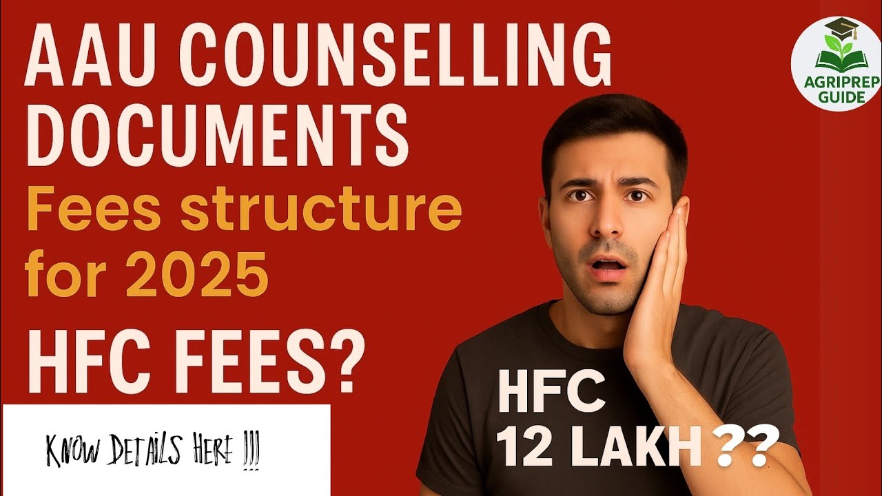 AAU COUNSELLING DOCUMENTS & ADMISSION FEES FOR 2025|MUST KNOW!!! Detailed fees structure of AAU.