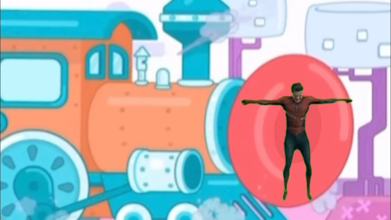 Bully Maguire stops the Wuzzleburg Express in Wow Wow Wubbzy