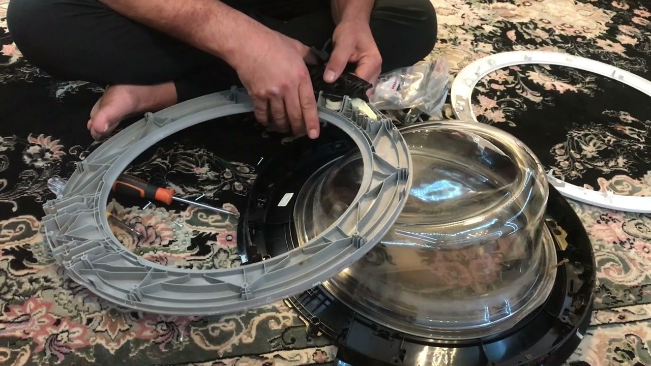 How to replace a beko washer dryer door handel