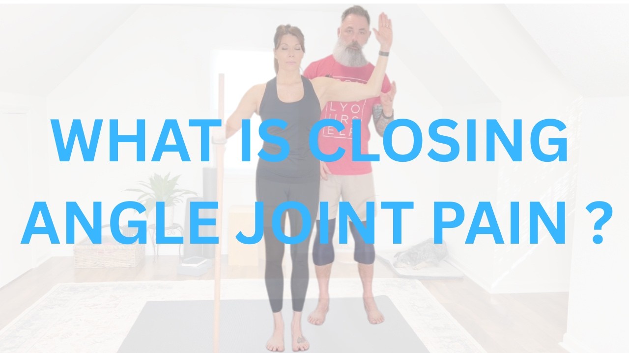 What is closing angle joint pain?