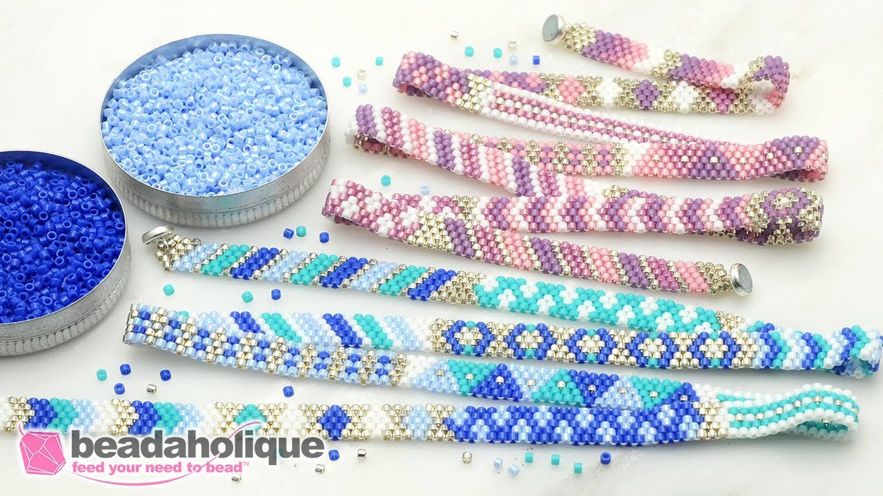 How to Make the Triple Wrap Odd Count Peyote Bracelet Kits by Beadaholique