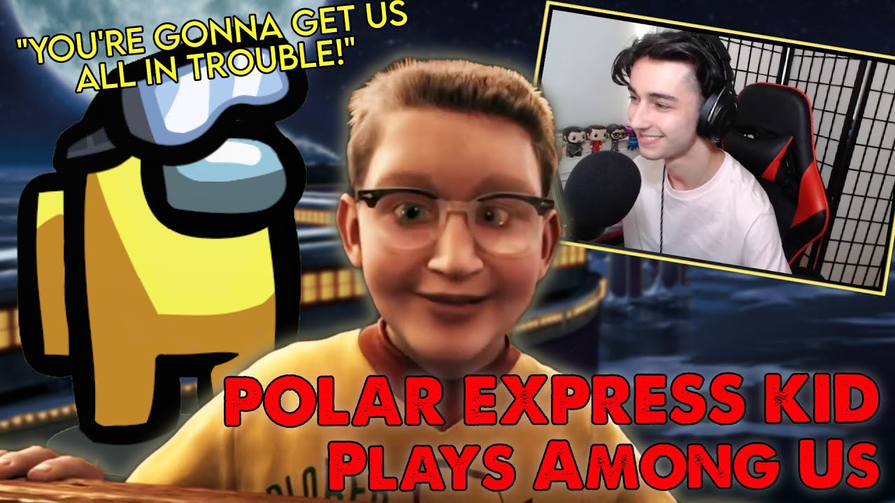 РАЗДРАЖАЮЩИЙ ребёнок из POLAR EXPRESS играет СРЕДИ НАС // Троллинг случайных игроков