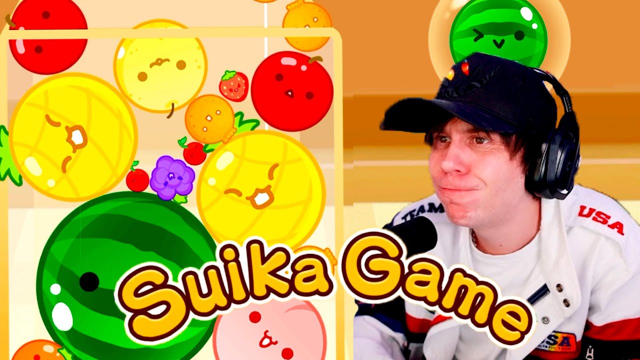 Rubius intento superar su record en Suika game