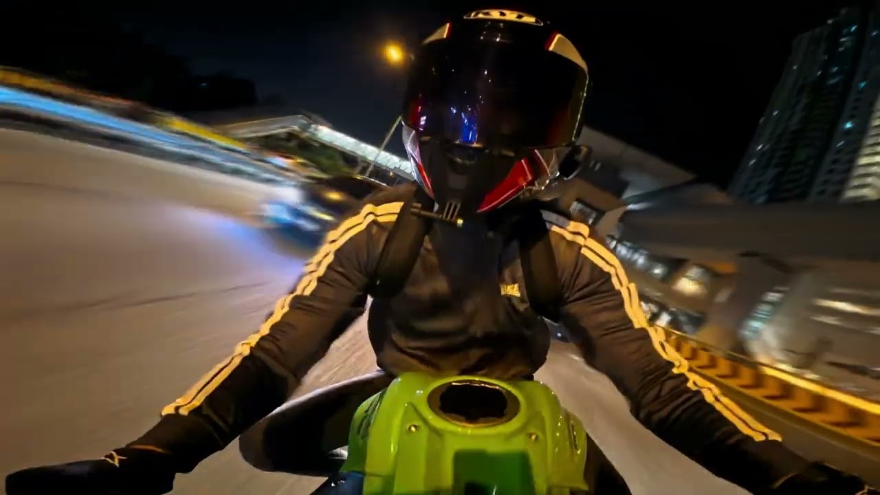 Ride chill balik kerja East-West Link Expressway with Kawasaki Ninja 650