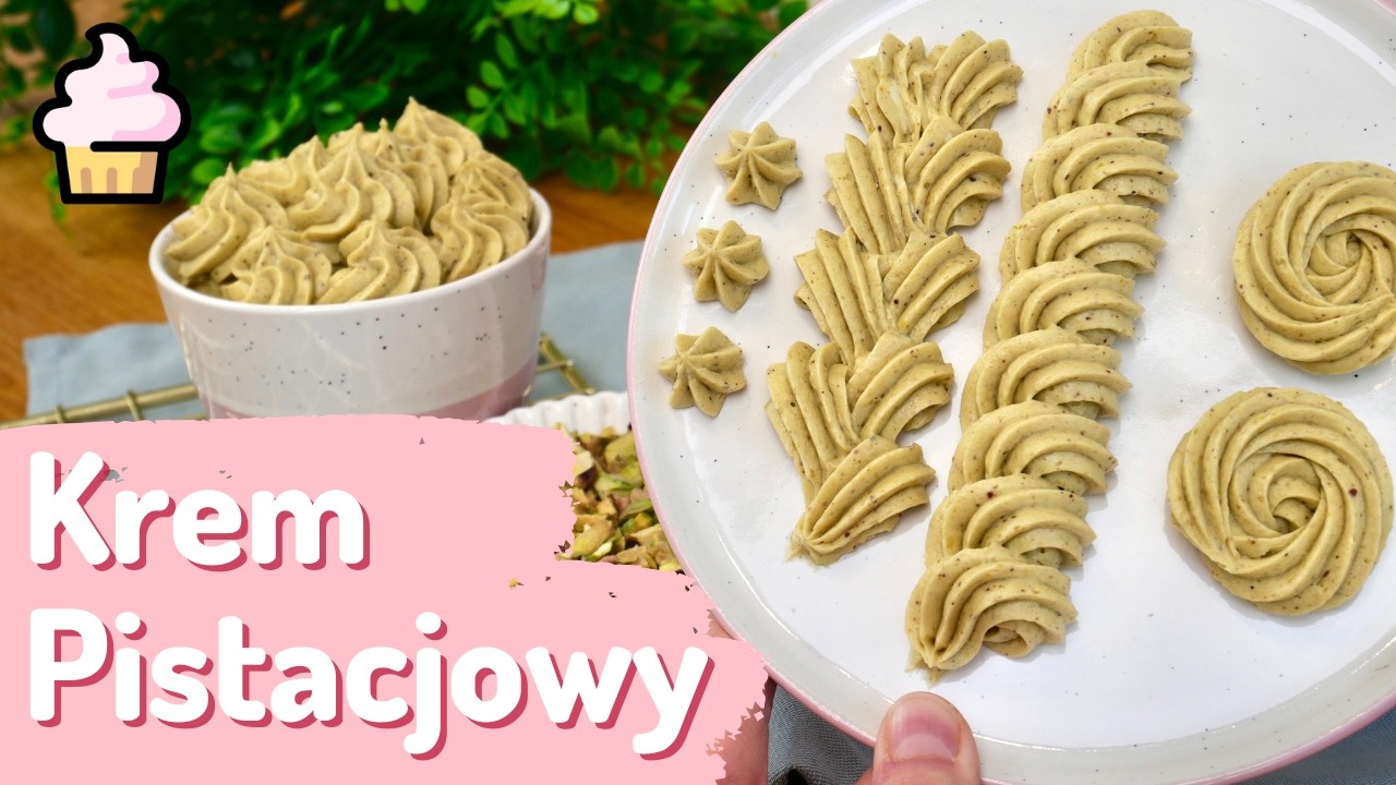 Krem pistacjowy 🍰 Pyszny przepis na domowy krem do tortów i babeczek 💚