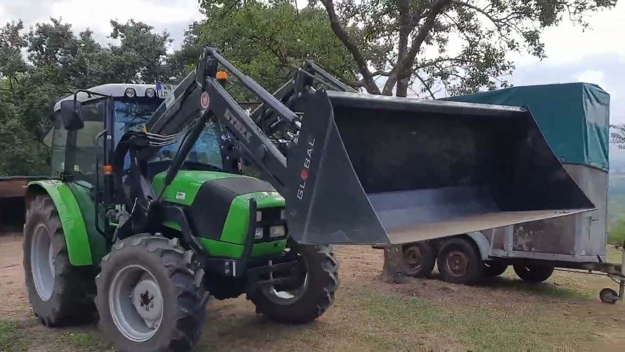 Deutz...Stoll Frontlader...An - Abbau der Geräte