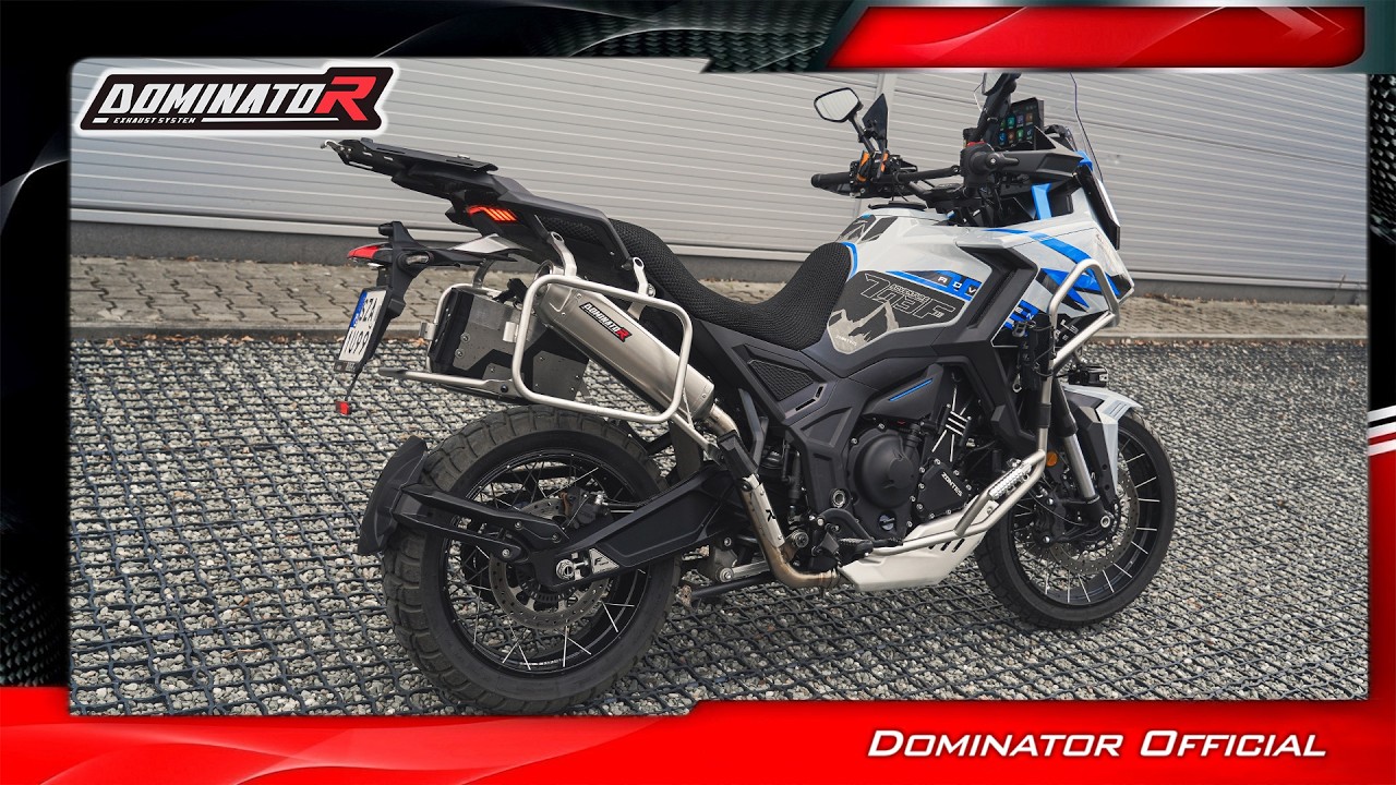 Zontes 703F 2025 | Звук выхлопа Dominator