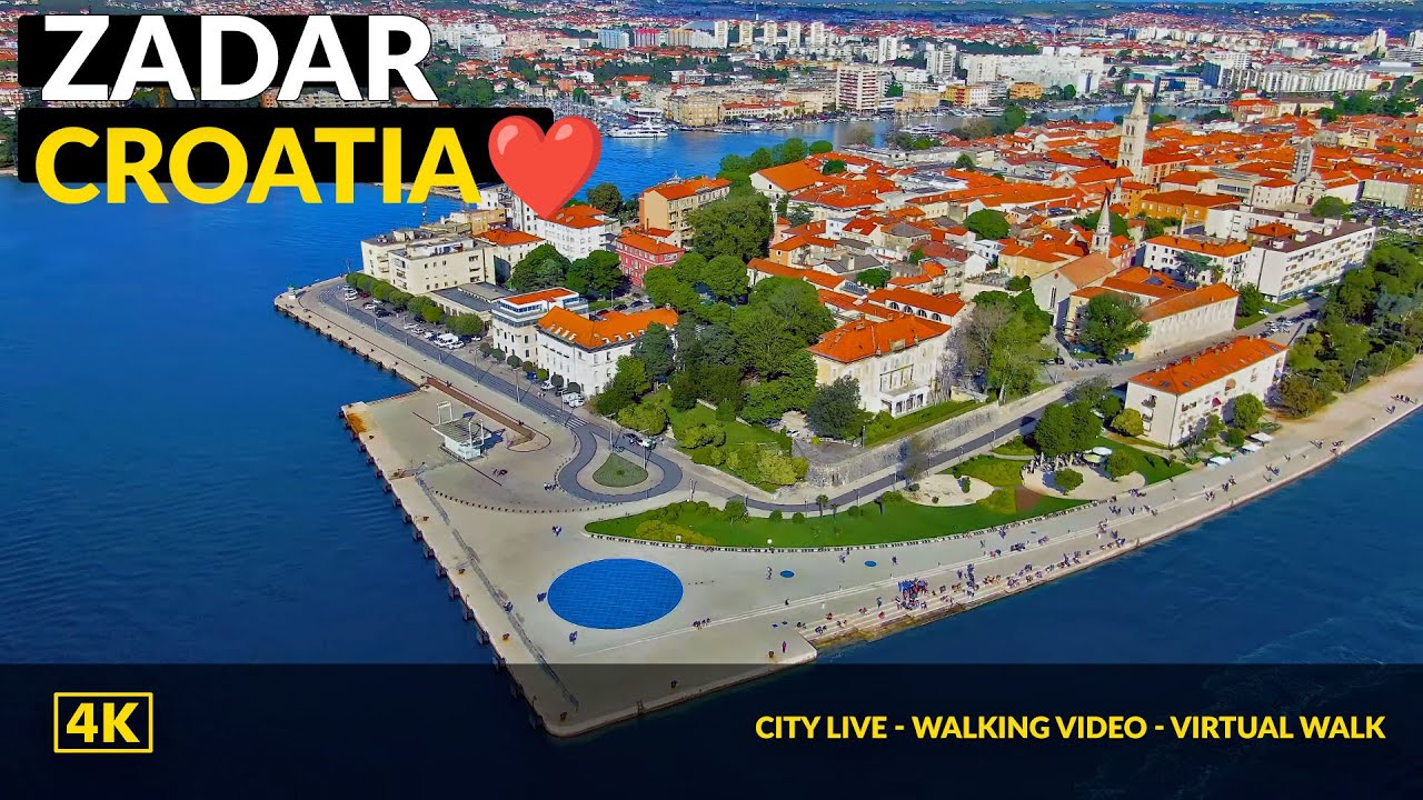 Задар, Хорватия ❤️ Пешеходная экскурсия - Центр города - Старый город