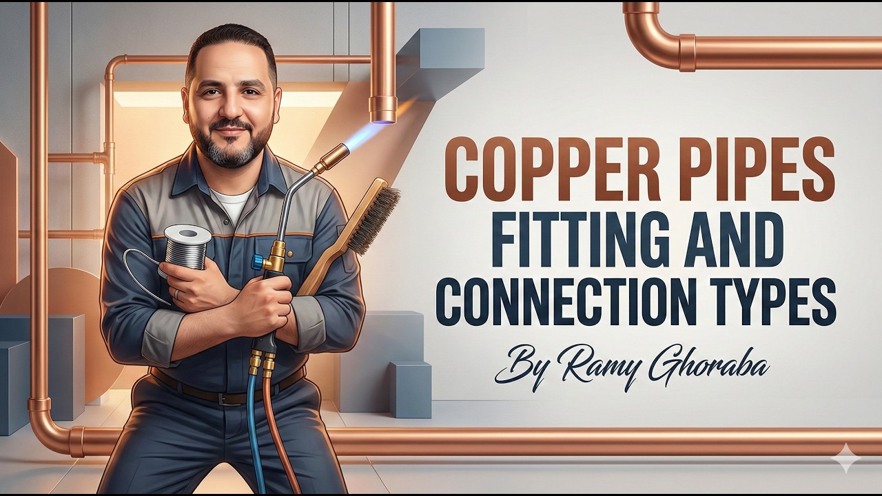 Copper pipe fitting and connctions   by Ramy Ghoraba