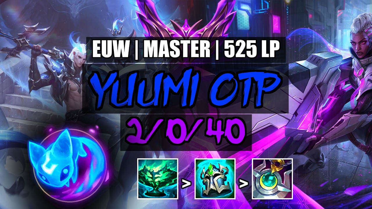 Yuumi OTP vs Senna/Tahm Kench Support 2/0/40 💎 Perfect Game | EUW Master 525LP