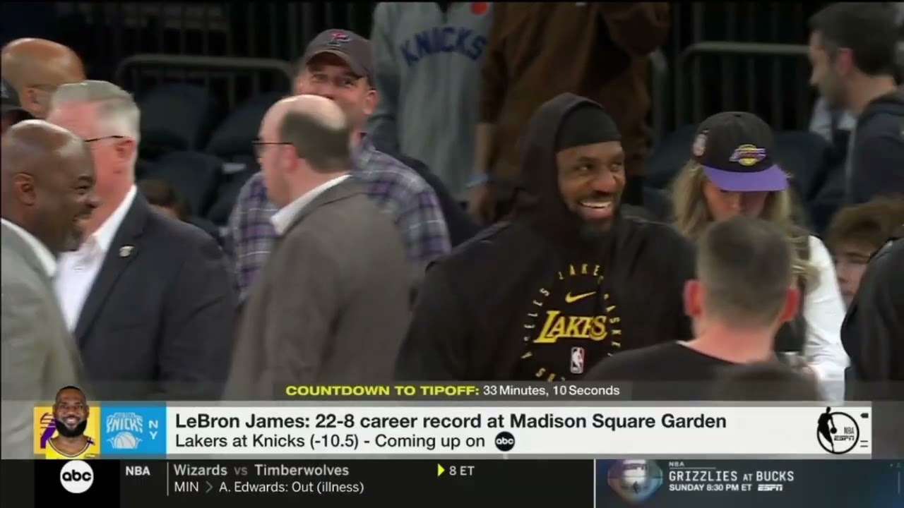 2024-25 NBA Saturday Primetime on ABC Theme（LAL@NY）-Full Intro
