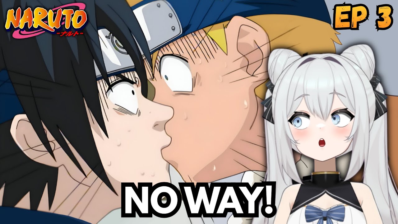FIRST KISS?! 😧 | Naruto Episode 3 REACTION