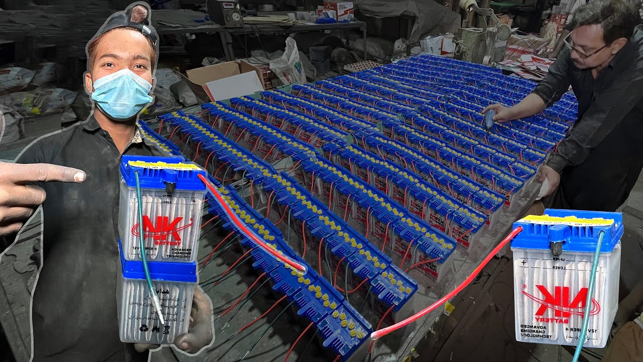 Amazing Bike Battery Manufacturing Process. #howitsmade