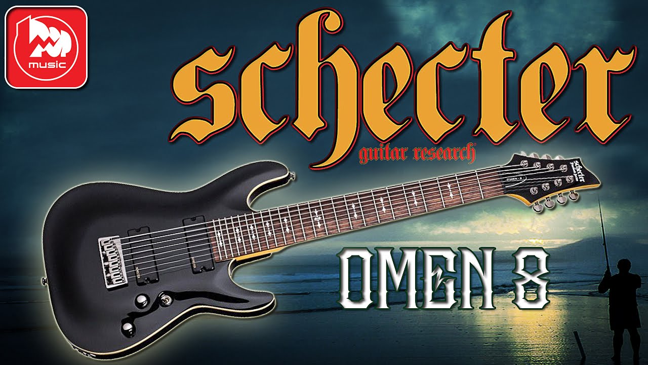 Восьмиструнная электрогитара SCHECTER OMEN-8. Джент на гитаре