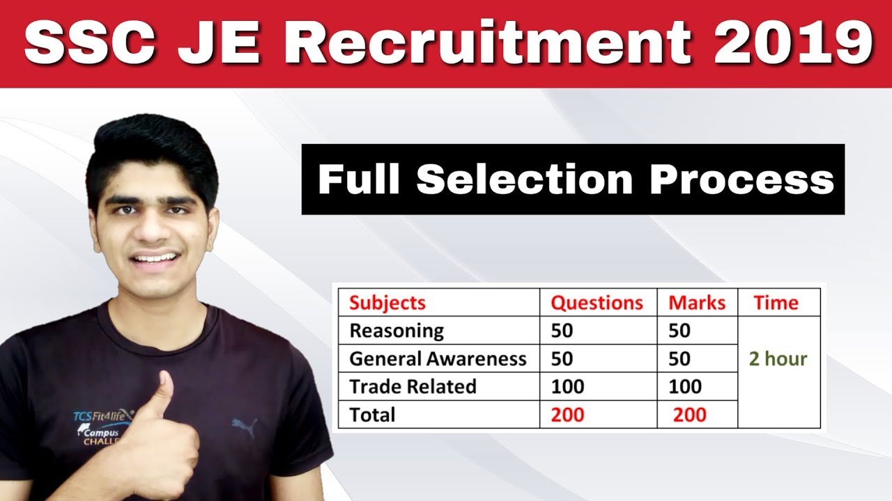 SSC JE Recruitment 2019 | Full Details | Exam Pattern | Apply online