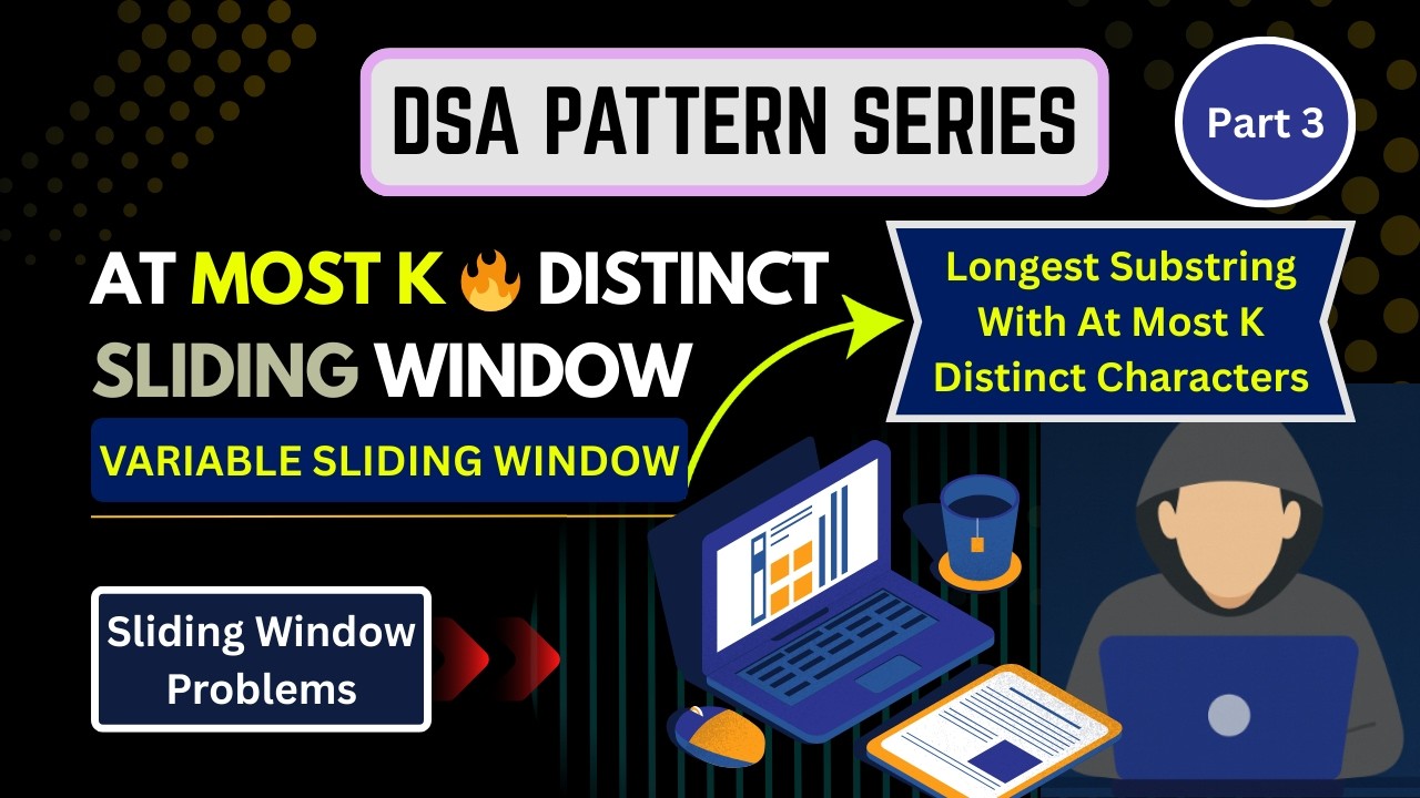 From 2 to K Distinct | At Most K Distinct Explained