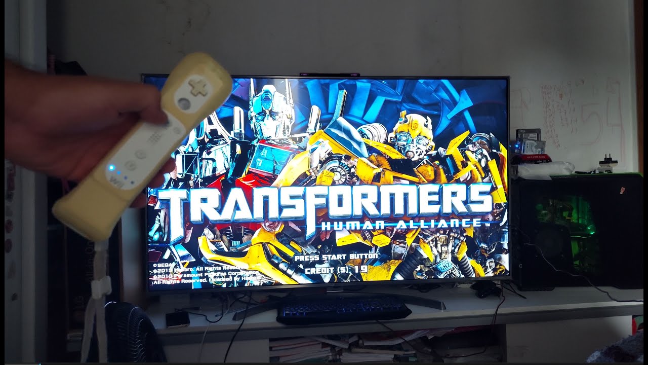 Transformers Human Alliance Arcade PC, teknoparrot and Wii Control.