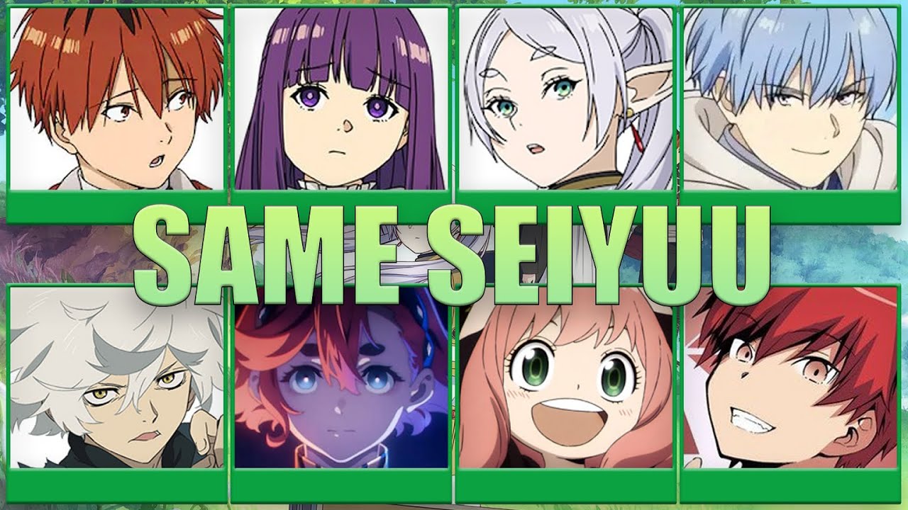 Frieren: Beyond Journey's End - | SAME VOICE ACTOR -【葬送のフリーレン】 Anime Japanese Dub Casts