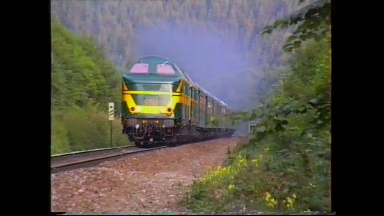 069 SNCB - NMBS - Voyage PFT / TSP rit le 07/08/1993 sur la Vennbahn