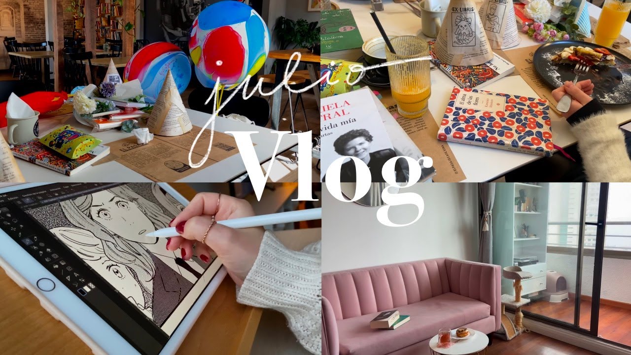 VLOG | Julio: retomando el dibujo, libros y calma