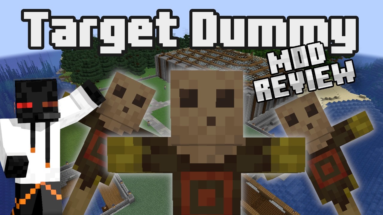 Minecraft Mod Review: Target Dummy (1.21.1 Showcase Deutsch)