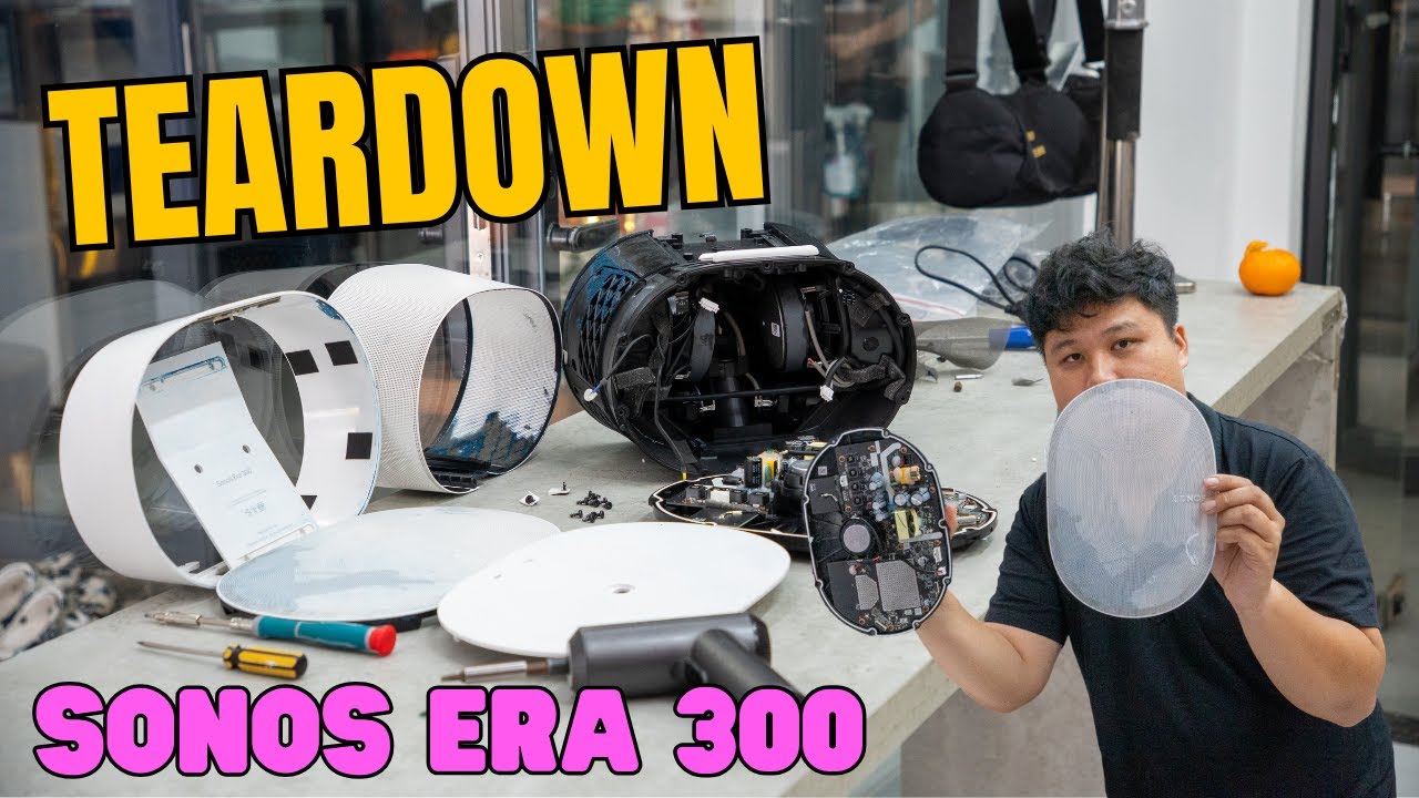 SONOS ERA 300 TEARDOWN - Xem nội thất bên trong chiếc loa MỸ
