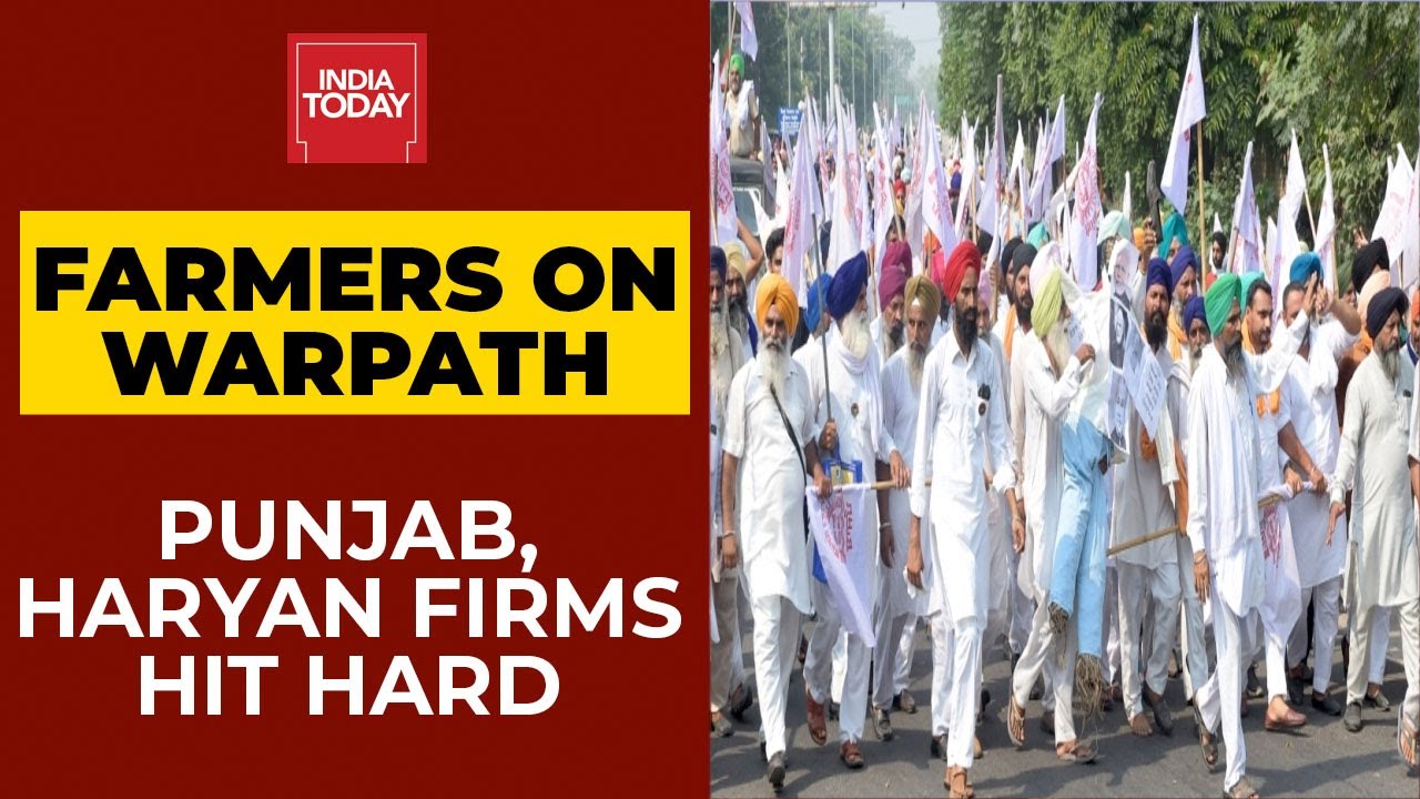 Haryana & Punjab Firms Hit Hard DueTo Farmers Protest Over Farm Laws | India Today
