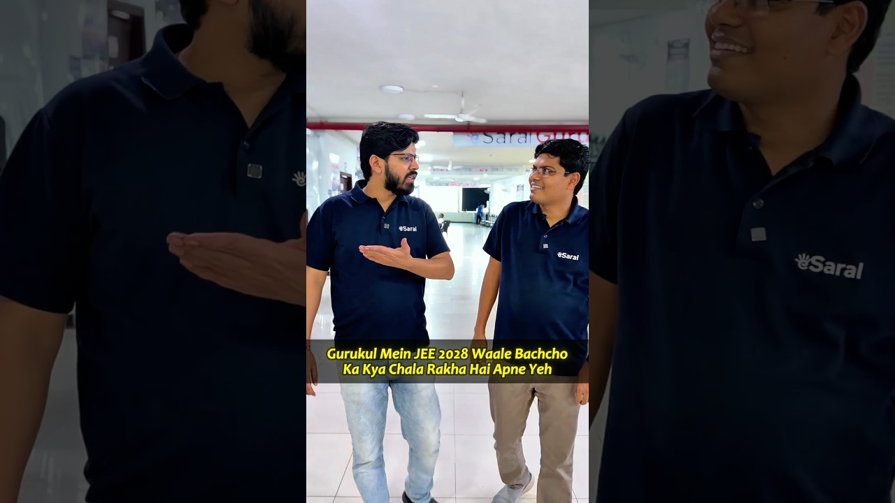eSaral Gurukul me ye kya hua 🤯| Saransh Sir & Prateek Sir #shorts #esaral #jee #neet #kota