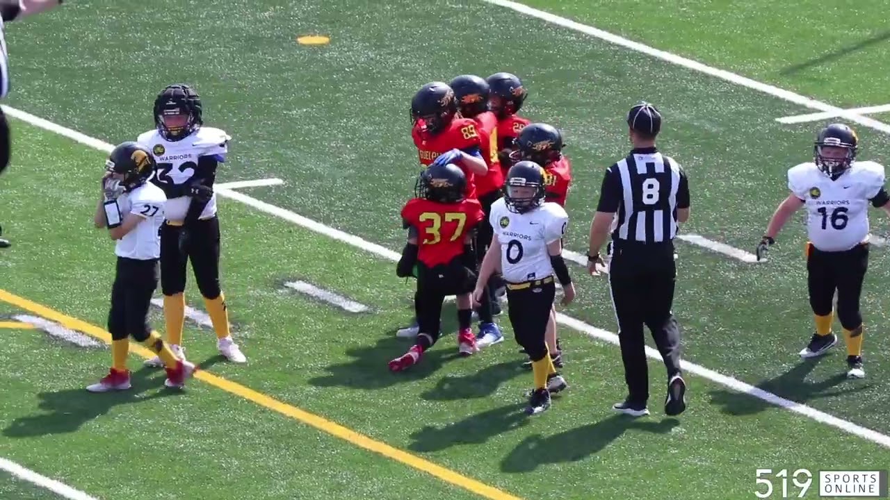 OSFL Football (Under 10) - Waterloo Jr. Warriors vs Guelph Jr. Gryphons