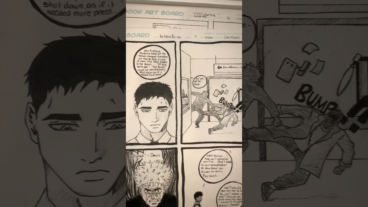 THESE MANGA PANELS TOOK MONTHS TO FINISH #art #manga #anime